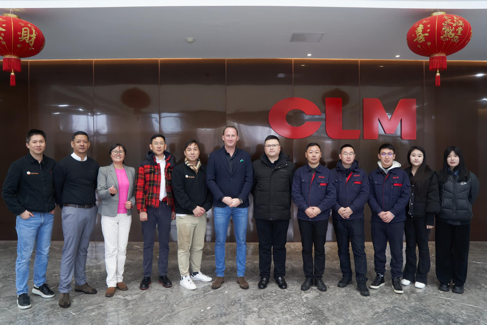 आमच्या जर्मन पुरवठादाराने CLM कारखान्याला भेट दिली त्यांचे मनापासून स्वागत