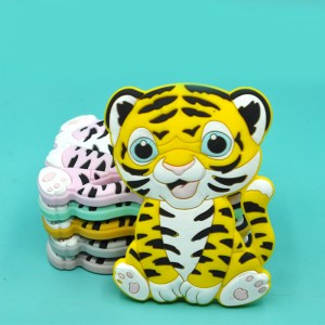 New Tiger shape Silicone Baby Teether Teething Food silicone teether