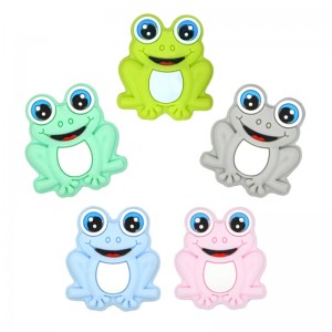 Free sample for Silicone Beaded Wristlet - Wholesale cute frog Silicone focal Beads For Beadable Pens – Chang Long