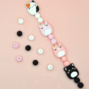 Hot Sale Food Grade Easy To String DIY Jelly Beads And Peanut Butter Beaded Pen Charms