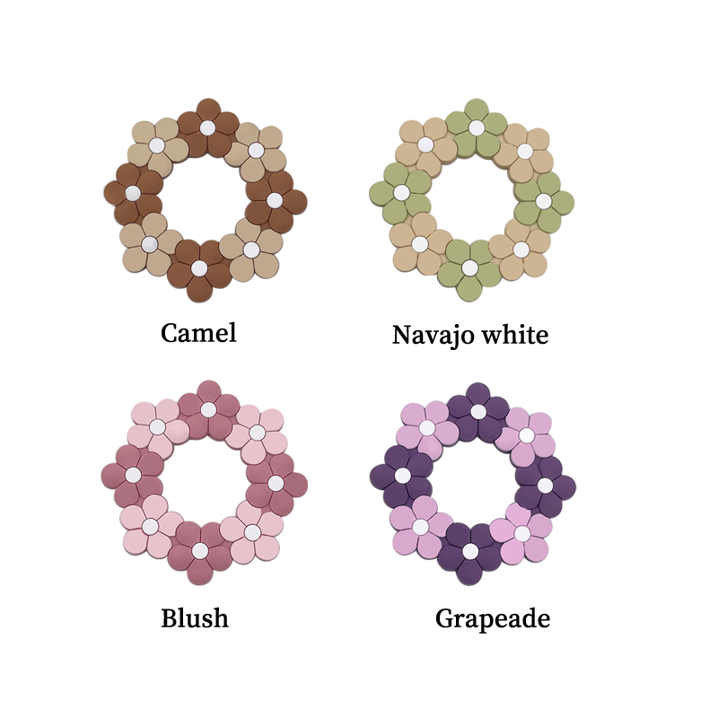 Promotion Flower Teething Toy Infant Comfort Toys Baby Silicone Teether