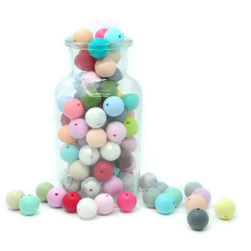 Wholesale Price Silicone Teether Pacifier Clip - DIY BPA Free Baby Chew Teething Silicone Beads For Baby – Chang Long