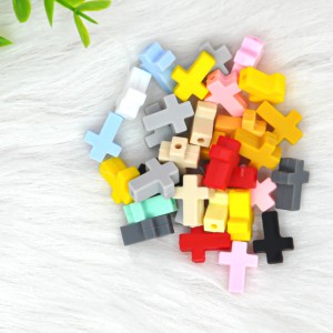 OEM/ODM Factory Focal Silicone Beads BPA Free Food Grade Silicone Baby DIY Pacifier Chain Clips Beads Newborn Baby Toys Jewelry Accessories