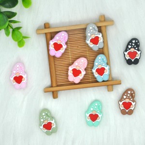 Super Lowest Price Silicone gnome focal Beads Food Grade for Jewelry Making DIY Necklace Pacifier Chain Accessories