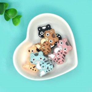 Supply ODM Silicone Beads Rodent Teeth Care Teething Ring DIY Baby Pacifier Chain Bracelet Gift BPA-Free