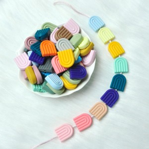 High reputation Silicone Beads Food Grade Teether Baby Animal BPA-Free Baby Teething Toy Pacifier Chain Accessories