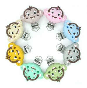 CE Certificate Baby Pacifier Silicone Pacifier Chain Clip Pacifier Clip