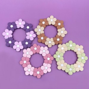 Promotion Flower Teething Toy Infant Comfort Toys Baby Silicone Teether