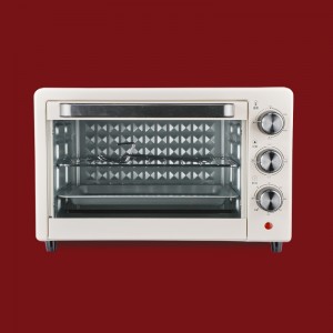 creamy-white 18L electirc oven