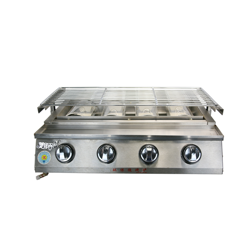 Stainless steel 4 burner gas grill Featured Image
