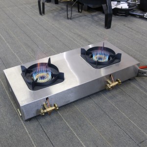 able-top two burner high pressure gas stove