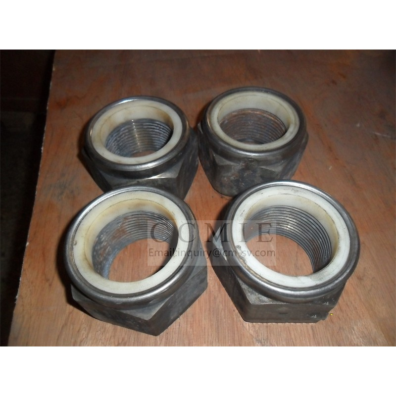 Manufacturer of   Shantui Bulldozer Tire Rim  - 07165-14547 Nut for SD32 – CCMIC