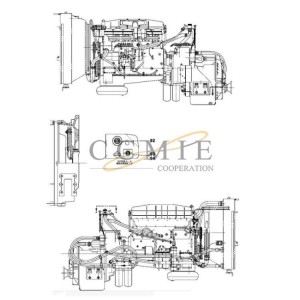 A42517.1100 reach stacker parts for Volvo TWD1031VE-CL36432