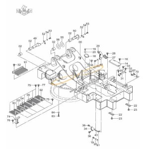 J901030 Bolt HITACHI EX2600E-6 Electric Excavator  spare parts