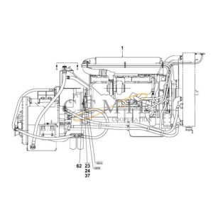 Volvo TWD1240VE-TE32418 engine spare parts A41665.0500 A41665.0600