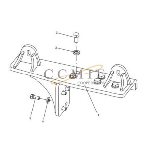 331410460 platform fixing base assembly XCMG mining truck spare parts
