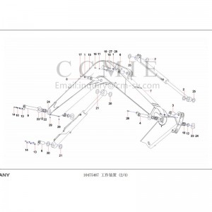 10475467 working device Sany excavator spare parts