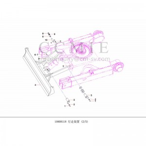 10608118 walking device Sany excavator spare parts