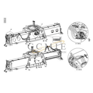 Kalmar hydraulic attachment spare parts 923853.0049