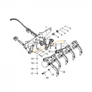 380600223 rear scarifier XCMG GR165 grader motor spare parts