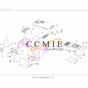 11459285 Support plate excavator spare parts