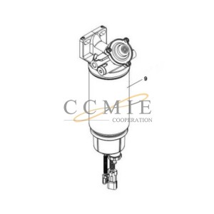 860500311 Fuel filter XCMG RP603 paver parts