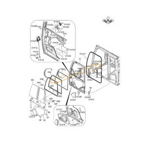 XB00000998 Hangar HITACHI EX890LCH HYDRAULIC EXCAVATOR  spare parts