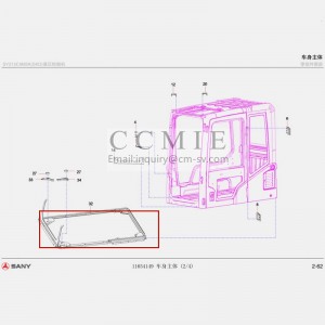 11767111 Floor assembly excavator spare parts