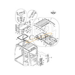 4474482 liner HITACHI EX890LCH HYDRAULIC EXCAVATOR  spare parts