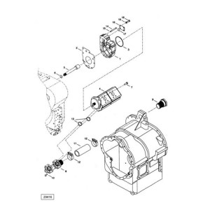 Regulator valve and oil pump spare parts 922297.0106 reach stacker gear box