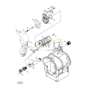 Regulator valve and oil pump spare parts 922297.0118 reach stacker gear box