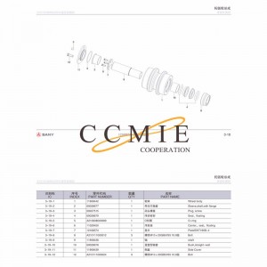 12168856 Carrier wheel assembly excavator spare parts
