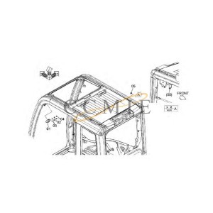 4662226 Washer HITACHI EX890LCH HYDRAULIC EXCAVATOR  spare parts