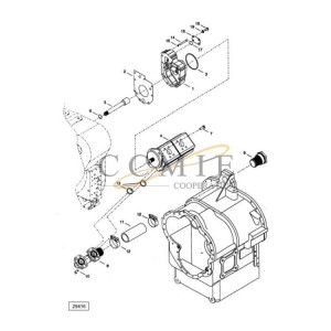 Regulator valve and oil pump spare parts 922297.0134 reach stacker gear box
