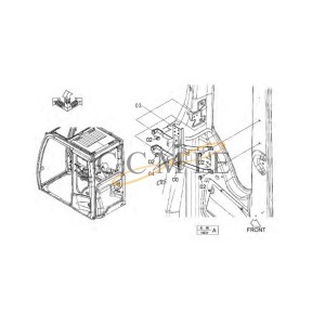 H300272H Bracket HITACHI EX890LCH HYDRAULIC EXCAVATOR  spare parts