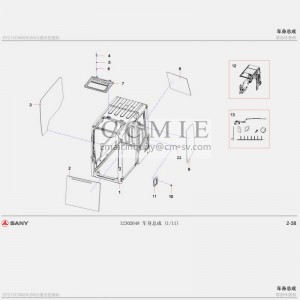 12302648 Body Assembly excavator spare parts