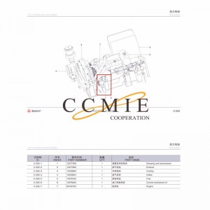 12377308 Vibration reduction and transmission system Sany excavator spare parts