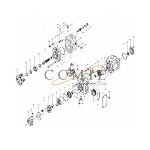 860126601 gear pump XE265C XCMG excavator spare parts