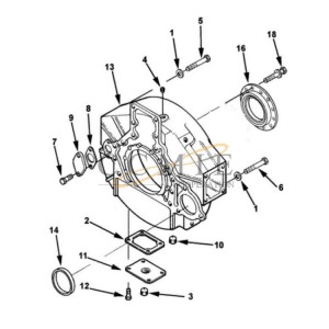 QSM11 flywheel housing reach stacker spare parts