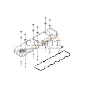860500325 Valve chamber cover gasket XCMG RP603 paver parts