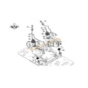 4055311 Cable Tie HITACHI EX890LCH HYDRAULIC EXCAVATOR  spare parts