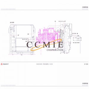 13221945 cooling system excavator spare parts