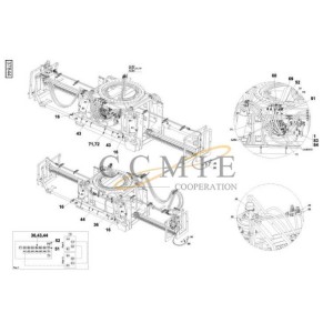 Kalmar hydraulic attachment spare parts 923853.0113