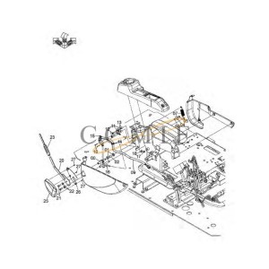 8119409 Bracket HITACHI EX890LCH HYDRAULIC EXCAVATOR  spare parts