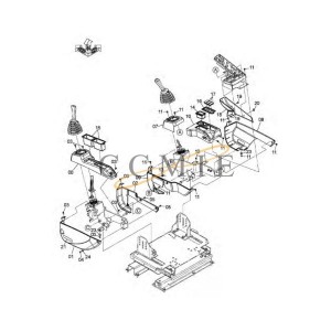 YA00030884 Hanger HITACHI EX890LCH HYDRAULIC EXCAVATOR  spare parts