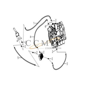 803176922 hose assembly XE265C XCMG excavator spare parts