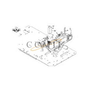 4714374 Radio HITACHI EX890LCH HYDRAULIC EXCAVATOR  spare parts