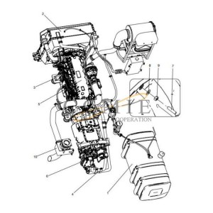 331410916 mining truck power system XCMG spare parts