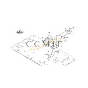 J900830 Bolt HITACHI EX890LCH HYDRAULIC EXCAVATOR  spare parts