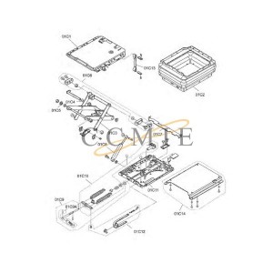 YA00009090 Suspension HITACHI EX890LCH HYDRAULIC EXCAVATOR  spare parts